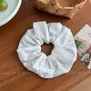 Scrunchie de Gaze Bolha Extra Grande com Strass, Elástico de Cabelo de Luxo Estilo Francês, Acessório de Cabelo Moderno e Elegante para Mulheres