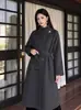 Invierno Nuevo Estilo Chino Diseño de Lujo Ligero Abrigo de Lana Doble Faz para Mujer Cuello Alto Versátil Abrigo Largo de Lana P9054