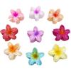 Pinza para Plumeria al por Mayor Transfronteriza Pinza Lateral de Venta Caliente para Vacaciones Horquilla para el Cabello Parte Posterior de la Cabeza Pinza de Tiburón Accesorio para el Cabello