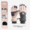 Luvas de Algodão para Homens no Inverno, Toque de Lã com Forro de Fleece e Espessadas para Idosos Prevenir o Frio a Menos 40 Graus, Luvas Quentes para Mulheres no Inverno