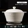 Jingdezhen 2026 Novo Conjunto de Louça com Tigela e Prato Embossados, Estilo Francês Luxo Leve Retrô Cor Sob Esmalte Tigela de Arroz Cerâmica Doméstica