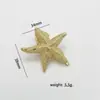 Pinza para el pelo de estrella de mar de moda transfronteriza para mujer, mini pasador de concha marina, pinza de cocodrilo estilo europeo y americano, pinza lateral para cabello suelto, venta al por mayor