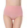 Calcinha feminina de algodão puro, modelo triângulo, cintura alta, sem costura, controle de barriga, levanta bumbum, respirável, antibacteriana, cintura média, estilo simples e confortável