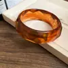 Pulsera Geométricamente Manchada de Resina Dopamina Colorida, Lujo Ligero, Pulsera de Nicho de Gama Alta, Pulsera Versátil Transfronteriza Europea y Americana