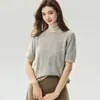 Cárdigan de Seda de Morera y Cachemira Estilo Pequeño Chanel Otoño/Invierno para Mujer Chaqueta de Punto con Cuello Redondo y Ribete Chaqueta Cálida de Manga Larga de Lujo Ligero