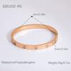 Pulseira de Aço Inoxidável Gypsophila Transfronteiriça Banhada a Ouro 18K Eletroplaca que Não Desbota Joias Femininas de Verão de Alto Nível Estilo Ins Aço Titânio