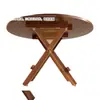 Mesa Plegable Mesa Redonda Pequeña para Balcón de Ocio Mesa de Comedor para el Hogar Mesa de Té Multifuncional Mesa de Café Simple Portátil