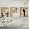 Cristal photo frame decoração impressão de fotos e photo frame sentido avançado ampliado parede- montado álbum de fotos de estúdio de fotografia