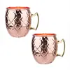 Tazas de Acero Inoxidable Transfronterizas, Jarras para Cerveza, Tazas Personalizadas Moscow Mule, Tazas para Bebidas Frías de Bar, Venta al por Mayor