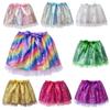Accesorios para Fiesta de Cumpleaños Infantil Falda Tutú Arcoíris para Niños Pequeños y Medianos Falda Tutú con Lentejuelas al por Mayor para Niñas