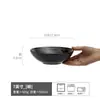 Coleção de Tigelas Tigela de Sopa de Cerâmica de Cor Sólida Retrô Tigela de Macarrão Tigela Redonda para Salada de Frutas Utensílios de Mesa Domésticos Atacado Tigela de Prato Retrô