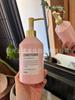 Frasco Francês de Fragrância com Ombro Inclinado 500ml Grande Capacidade Rosa Menina Transparente Hotel de Luxo Salão de Beleza Frasco de Reposição para Loção