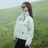 Nuevo conjunto de chaqueta tres en uno con capucha para mujer, de longitud corta para exteriores, engrosado y cálido, adecuado para personas menudas, abrigo de montañismo