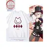 Merchandising de Genshin Impact Camiseta de Manga Corta Estilo Linlin Nette Verano Estudiante Algodón Dos Dimensional Cosplay Atuendo Media Manga