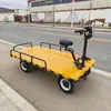 Equipamento de Transporte Elétrico Plataforma Ride-On, Máquina de Transferência de Materiais de Oficina, Equipamento de Manuseio Elétrico de Quatro Rodas