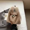 Bolsa de Peluche Esponjosa de Venta Caliente Otoño para Mujer 2026 Nueva Moda Versátil Bolso Cruzado Bolso de Piel Super Caliente para Llevar en la Mano