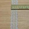 Borda de renda de nylon não elástica em onda bilateral Vestido de noiva vestido DIY punho feito à mão acessório de decoração de roupa em estoque