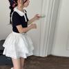 Polo de Manga Corta para Niñas Verano 2025 Nuevo Estilo de Niñita Top Traje de Camiseta de Verano para Niños Estilo Coreano
