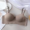 Original 368 Expansión Extra Sujetador Strapless para Mujer Media Copa Pecho Pequeño Push-up Copa Palma Engrosada Hueco para Comercio Exterior