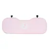 Soporte Universal para Reposacabezas y Lumbar de Coche de Cuatro Estaciones, Cojín Lumbar Rosa de Coche de Dibujos Animados, Espuma de Memoria, Almohada Lumbar Suave y Cómoda para Asiento de Coche
