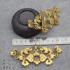 Material base para corona de cabello DIY horquillas antiguas Hanfu coronas de flores joyería aleación de oro y plata accesorios decorativos