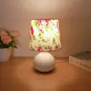 Lámpara de Mesa Escandinava, Simple y Moderna, Lámpara de Mesita de Noche Ins para Dormitorio, Luz de Noche Retro Americana, Lámpara de Atmósfera LED, Mesa de Noche