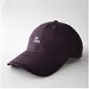 Boné de Baseball Macio com Bordado de Letra Única Unissex Moda Simples Casual Versátil Proteção Solar Chapéu Bico de Pato