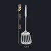 Utensílios de Cozinha Espátula de Aço Inoxidável 304 para Cozinhar, Refogar, Concha para Sopa, Colher de Arroz, Rastelo para Farinha, Utensílios de Cozinha, Escumadeira Estendida