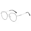 Nuevo marco metálico retro anti-luz azul para miopía se puede equiparar con alto número de marco de gafas redondas lisas para mujer libro rojo pequeño con el mismo estilo