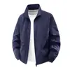 Nueva chaqueta cortavientos de una sola capa para exteriores de talla grande M-8XL con capucha, chaqueta deportiva casual