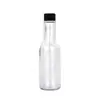 Garrafa de vidro branca alta para molho de tomate 150ml mini garrafa de tempero de cozinha garrafa de vidro para molho de soja garrafa de tempero selada