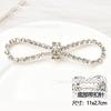 Em estoque strass de vidro 8 laço franja botão broche coração fivela de diamante DIY terno vestido sapato bolsa acessórios de broche