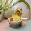 Adornos decorativos estilo europeo transfronterizos patos grandes y pequeños adornos de escritorio creativos lindos oficina curación dibujos animados regalos para niños