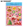 Pegatinas de Papel de Dibujos Animados Navideños DIY de Expresión de Venta Caliente Transfronteriza Pegatinas Selladoras para Decoración de Muñeco de Nieve Árbol de Navidad
