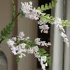 Flor de Sophora Flor Artificial Decoração Realista de Alto Padrão Luxo Acessível Aconchegante Decoração para Sala de Estar de B&B Recepção Decoração Floral