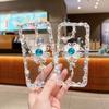 Funda de lujo con borde de diamantes de imitación para iPhone 12345max, funda con borde suave y todo incluido para Apple 16PRO