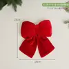 Colgante de Lazo Nuevo Navideño Transfronterizo, Decoración de Lazo Tridimensional para Árbol de Navidad, Accesorios de Decoración de Escena