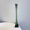 Jarrón Angosto de Vidrio Colorido Estilo Vintage Ins, Pieza Decorativa Hecha a Mano para Exportación