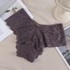 Nueva ropa interior de encaje sexy de cintura baja europea y americana para mujer, bragas ligeras y transpirables para sexo puro y sensual.