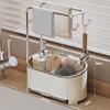 Estante de Esponja de Fábrica Fuente Estante para Trapos de Cocina Trapo para Lavar Platos Cesta para Fregadero Estante de Almacenamiento Multifuncional