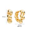 Brincos de prata esterlina 925 com torção de fio, brincos minimalistas, versáteis, retrô, elegantes, estilo coreano, femininos, sofisticados