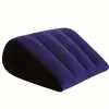 Almohada Inflable de PVC con Terciopelo Almohada para Cintura Cojín Ocio Oficina Viaje Almohada para Cintura de Exterior Almohada Inflable de Terciopelo
