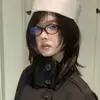 Montura de Gafas Ovaladas Estilo Cat-Eye Nerd con Marco Negro para Estudiantes Mujeres de Alta Inteligencia y Sin Maquillaje, Adecuada para Gafas de Prescripción y Protección contra Luz Azul