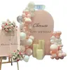 Decoración de Escena de Cumpleaños de Alta Gama Cumpleaños 18 de Niña Ceremonia de Adultos Fondo de Pared con Globos para Foto Personalizada Tablero Kt