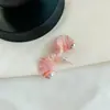 Novos Brincos Torcidos Exquisitos de Lã Colorida Feitos à Mão Design de Nicho de Alta Qualidade Brincos Dopamina para Mulheres