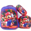 Venta al por mayor de fabricante juego de tres piezas de mochila escolar para estudiantes de primaria mochila de gran capacidad de 16 pulgadas, envío directo de una pieza mochila escolar de caparazón duro 3D