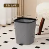 Lixeira Criativa para Dormitório, Sala de Estar, Cozinha, Uso Doméstico, Alto Valor Estético, Lixeira de Hotel com Anel de Pressão, Cesto de Lixo para Banheiro