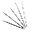 Kit de aguja para acné de acero inoxidable para fabricantes, pinza para acné, pinza para puntos negros, herramienta de pinzas para apretar acné, herramienta de aguja para acné
