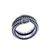 Anillo retro de acero de titanio europeo y americano para hombre, anillo dominante de personalidad, joyería al por mayor de comercio exterior