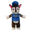 Disfraz de Mascota Paw Patrol Perro Azul Inflable Rojo Felpa Fabricante Suministros Muñecos Vestibles